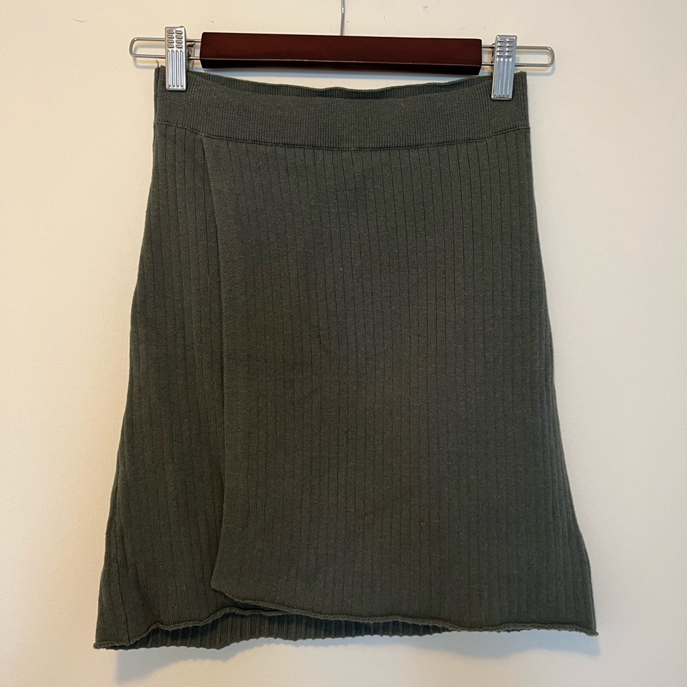 Free People mini sweater skirt